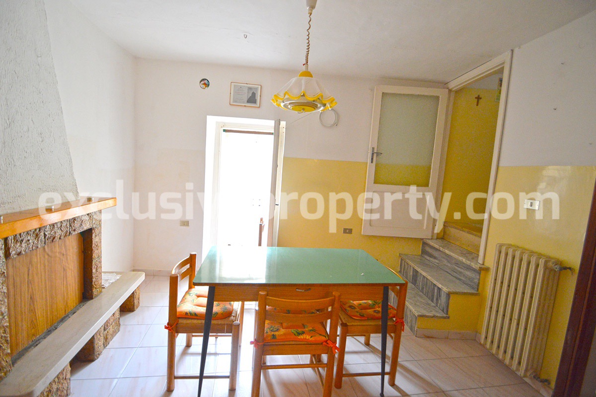 House with two entrances and sea view for sale in Molise - Italy