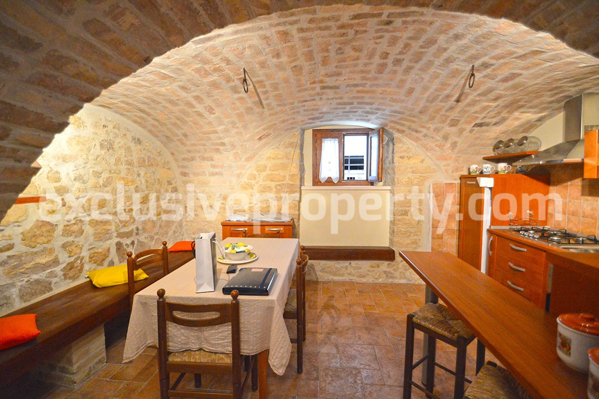 Restored stone house with panoramic view for sale in Molise - Italy 4