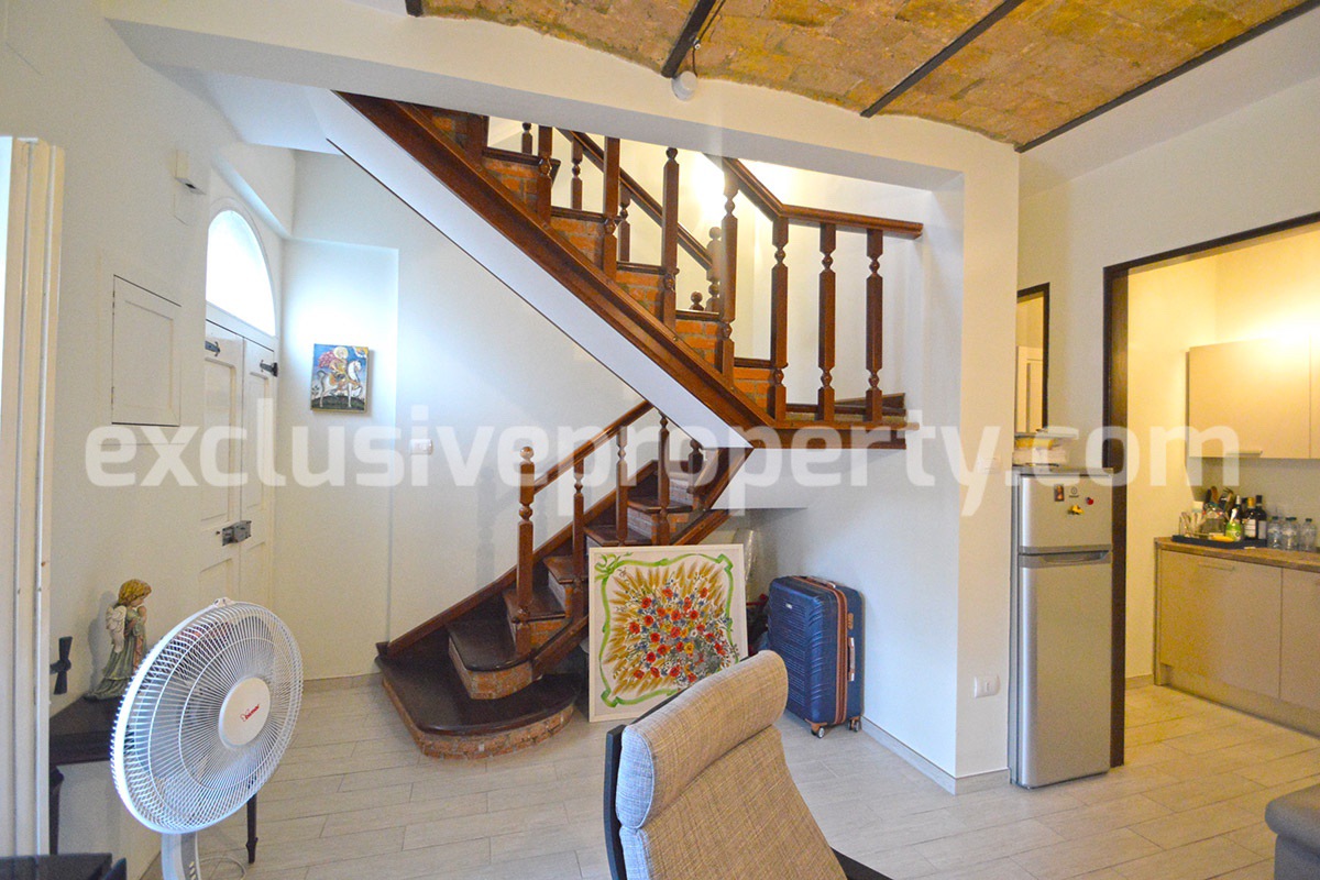 Beautifully restored traditional town house with terrace for sale in Casalbordino