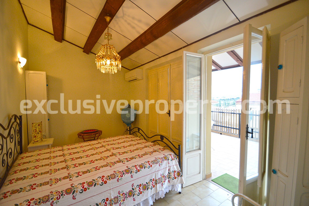 Beautifully restored traditional town house with terrace for sale in Casalbordino
