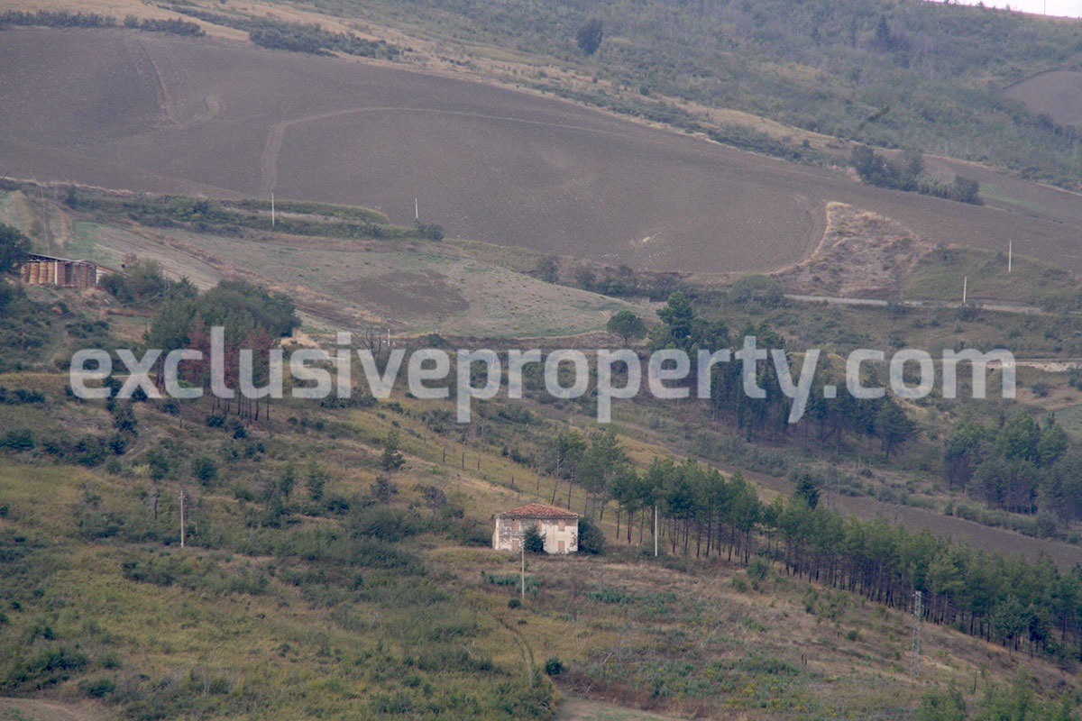 Farmhouse to renovate with 10 acres for sale in Abruzzo - Italy 2