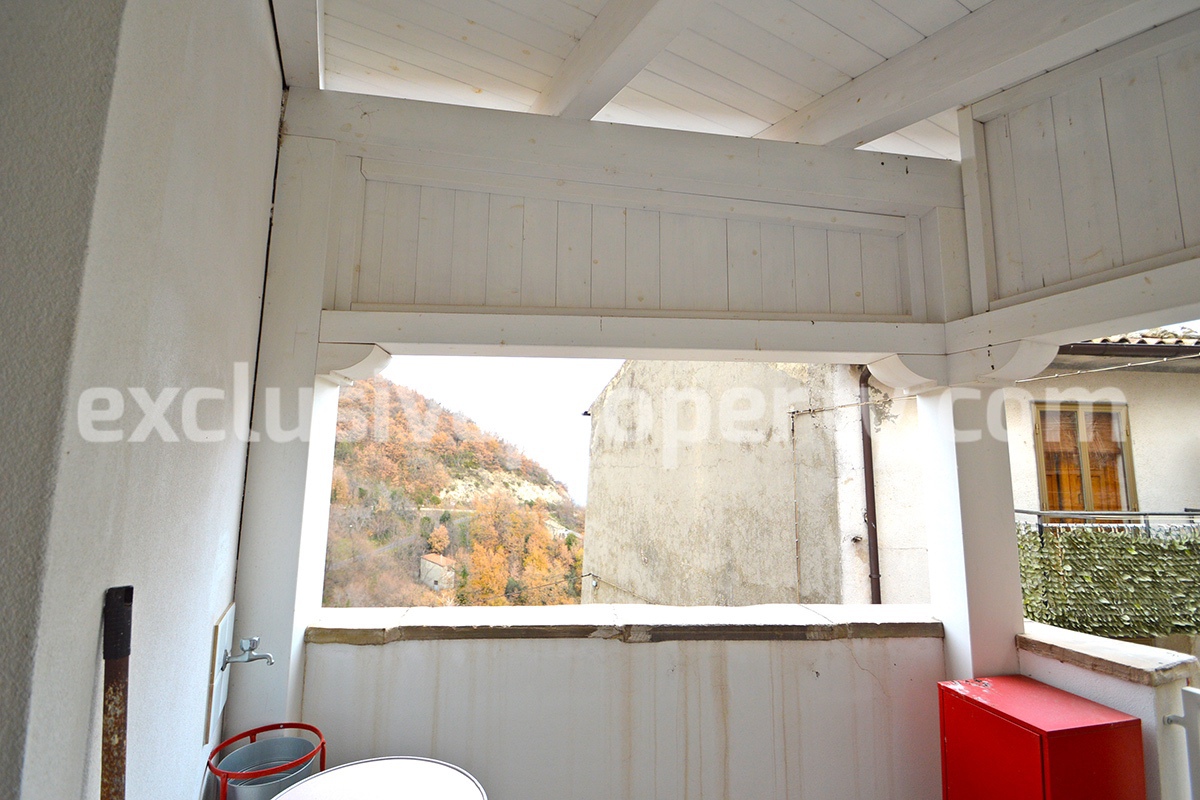 Completely renovated house with terrace for sale in Abruzzo