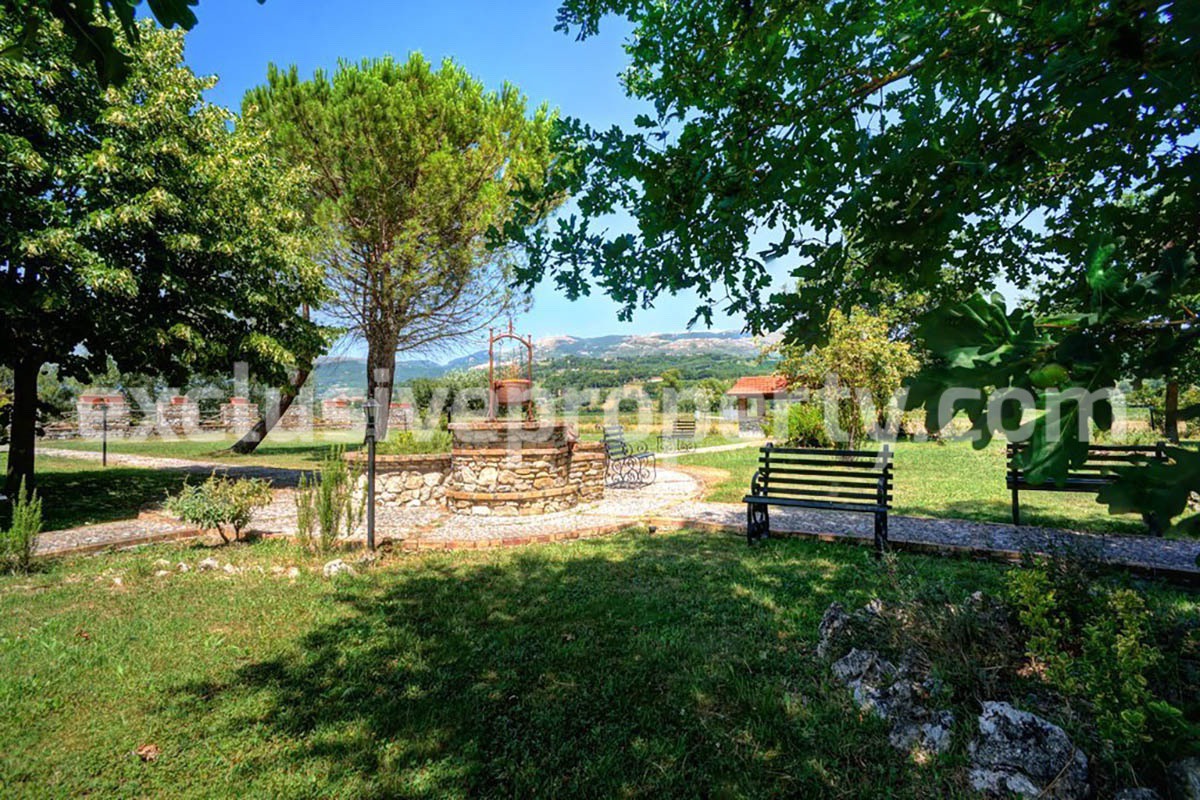 Old stone farmhouse from the early 1800s completely renovated for sale in Molise 45