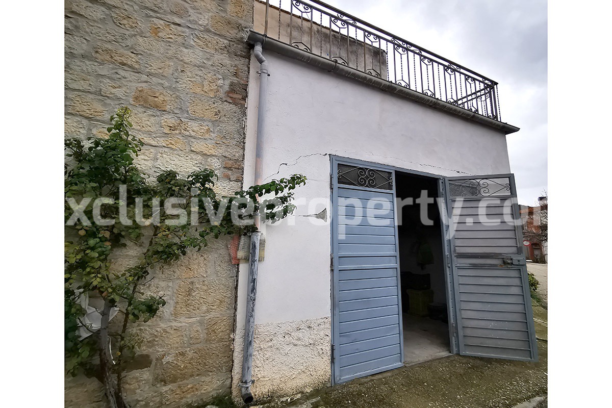 Stone house with terrace for sale in Lucito - Molise Region