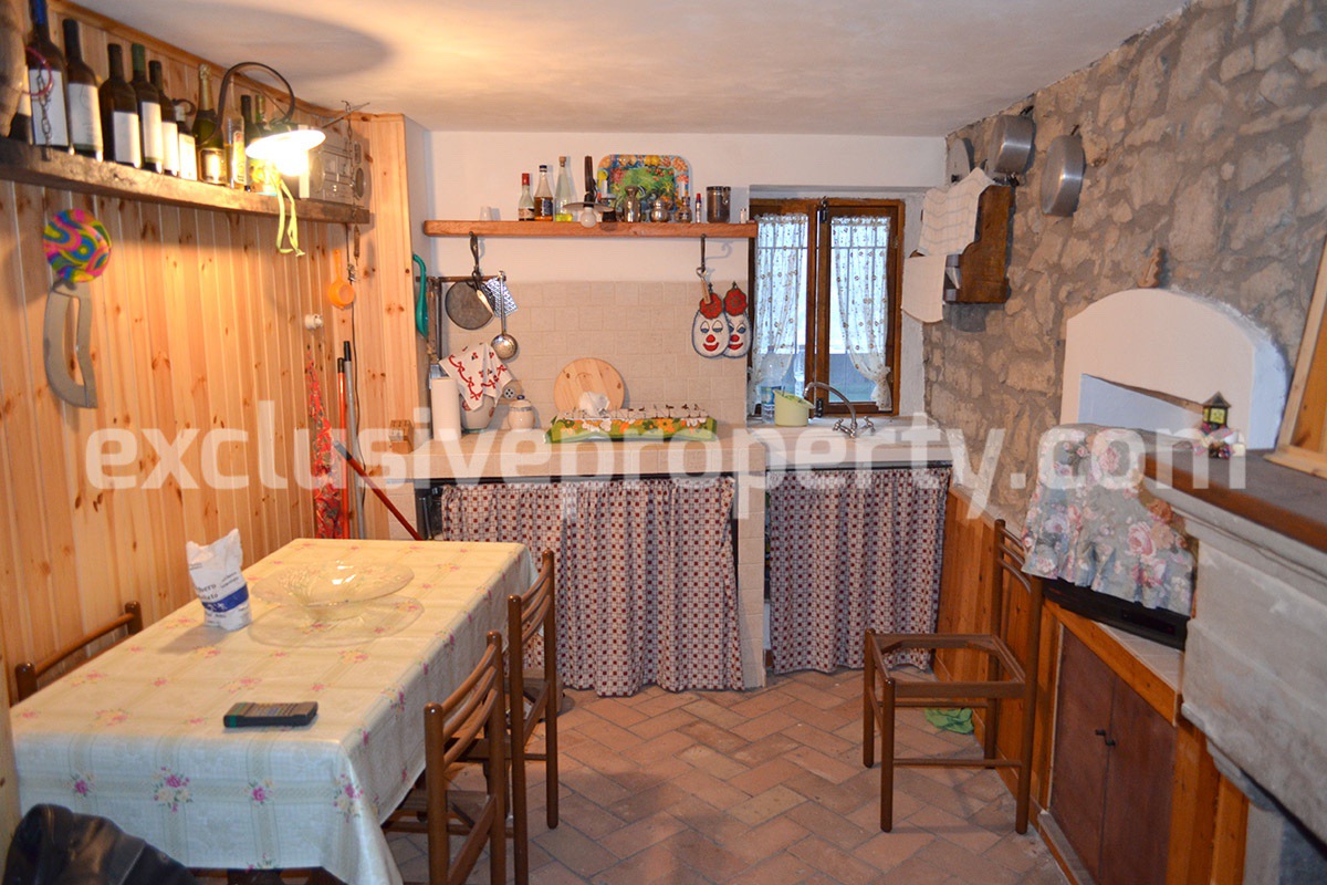 Characteristic renovated stone house for sale in Abruzzo - Italy