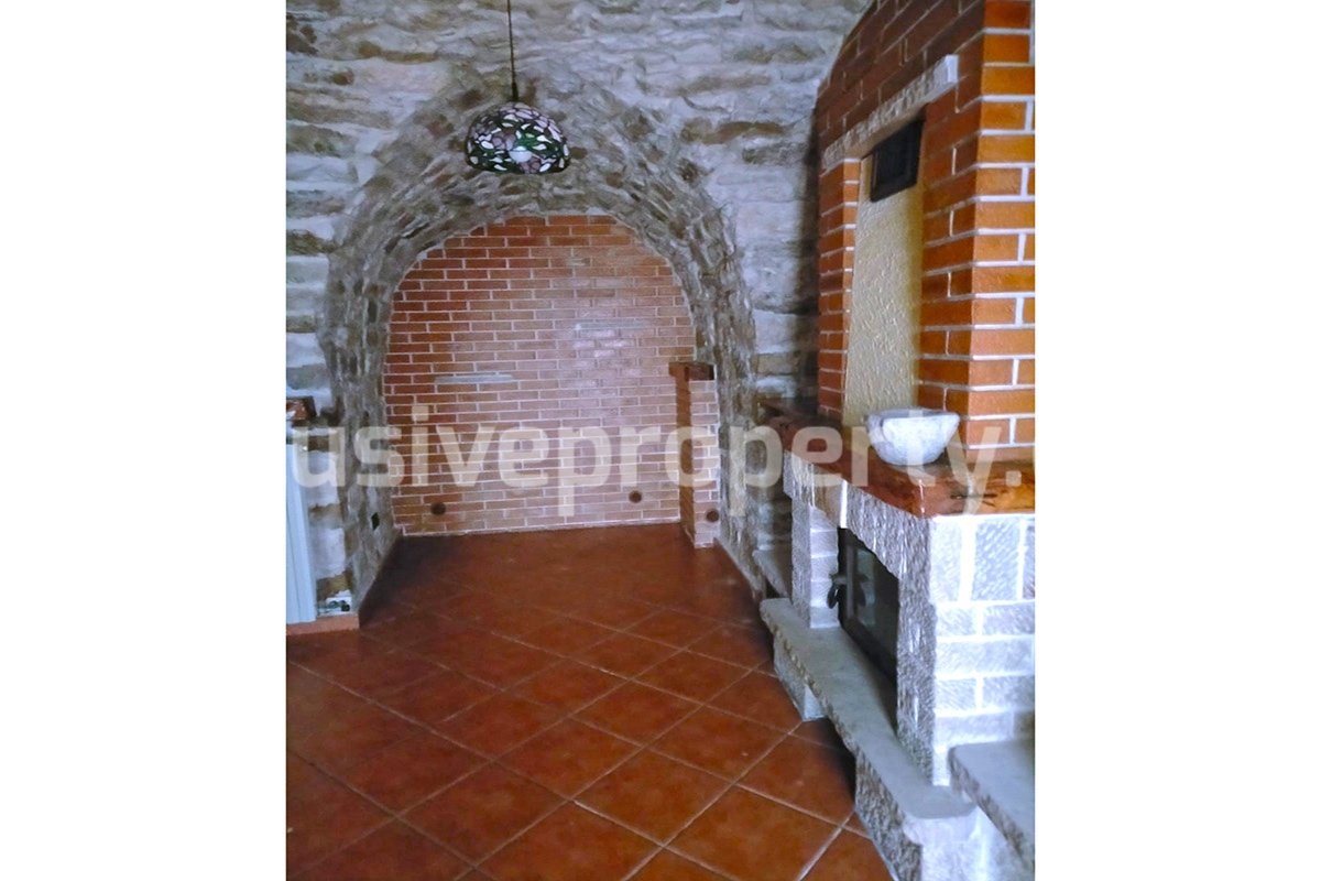 Property built completely in stone with ancient marble details for sale in Molise 8