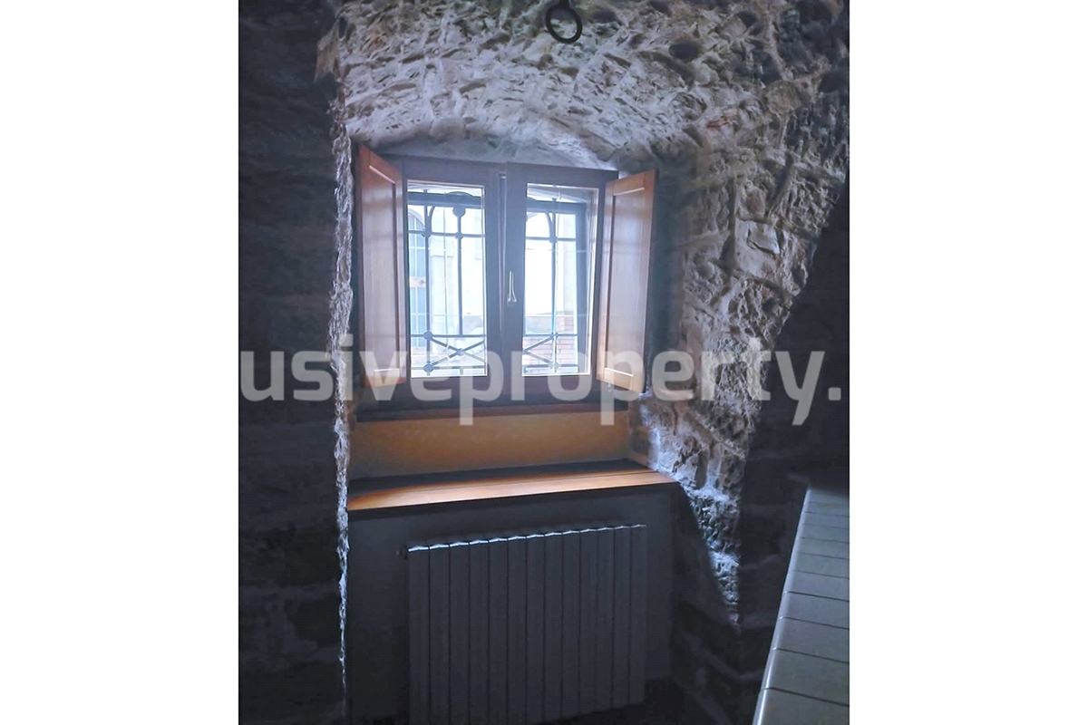 Property built completely in stone with ancient marble details for sale in Molise 13
