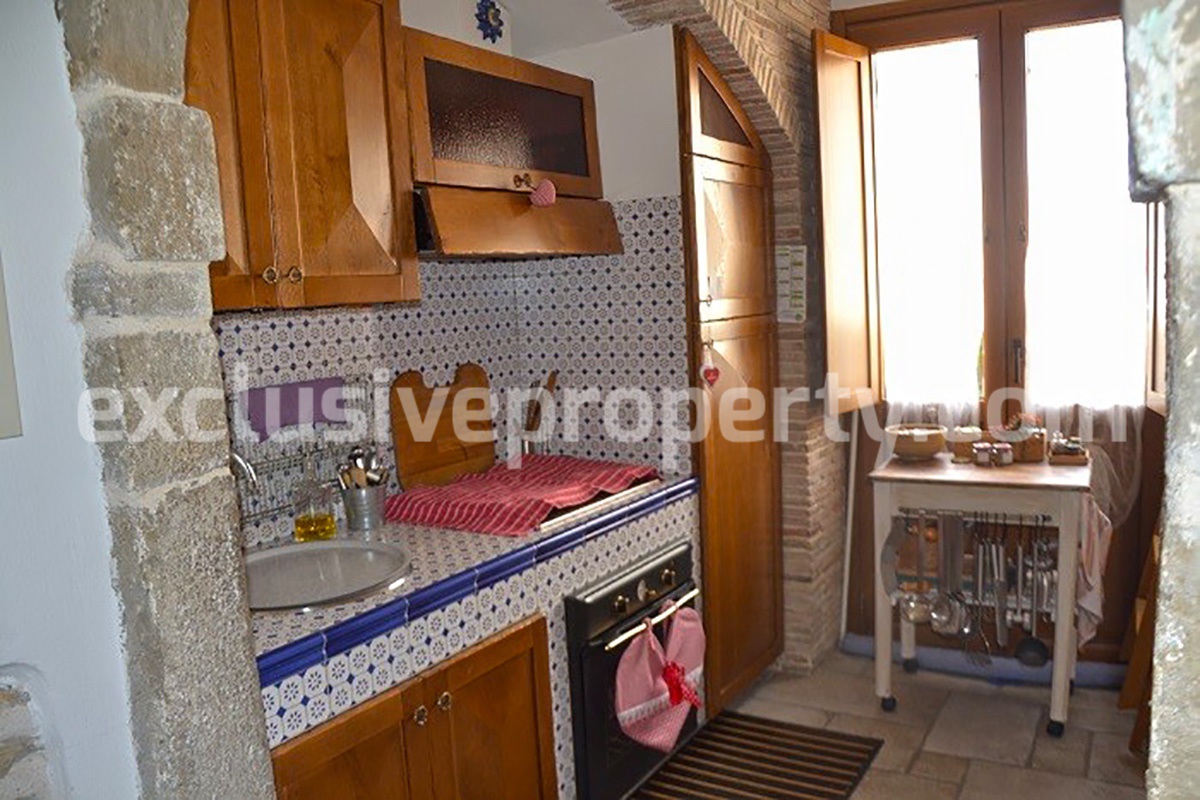 Property renovated in rustic style with small terrace for sale in Abruzzo 3