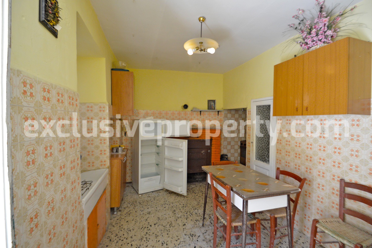 Town house with two rooms for sale in Salcito on the Molise hills 5