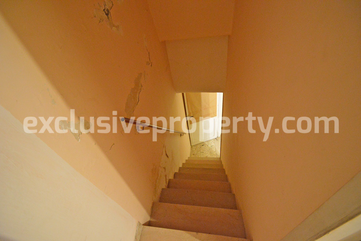 Town house with two rooms for sale in Salcito on the Molise hills 17