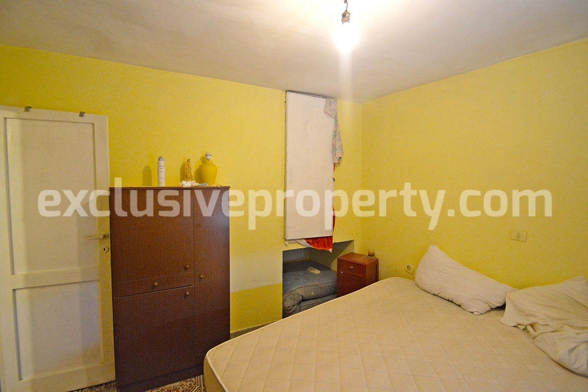 Town house with two rooms for sale in Salcito on the Molise hills 19