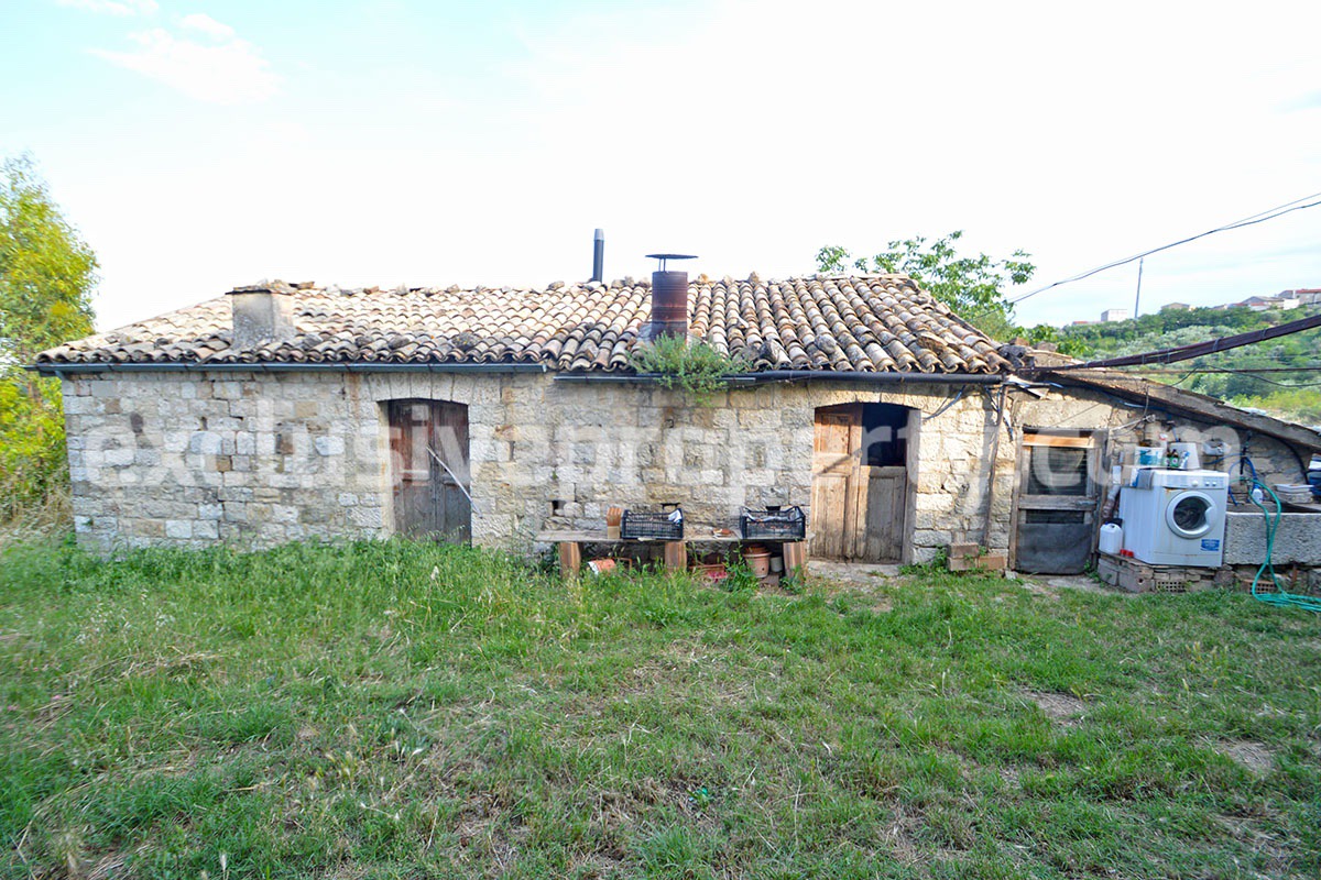 Restored traditional stone house with original details for sale Abruzzo 32